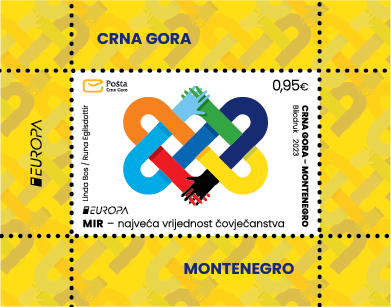 Publikovana poštanska marka ,,Evropa MIR – najveća vrijednost čovječanstva”